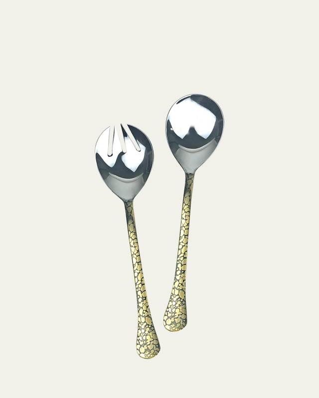 Panthera Gold Salad Servers
